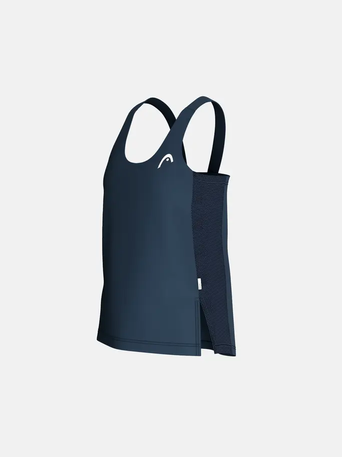 Sale, view full size image of Front view of Product detail - SPIRIT Tank Top Girls navy