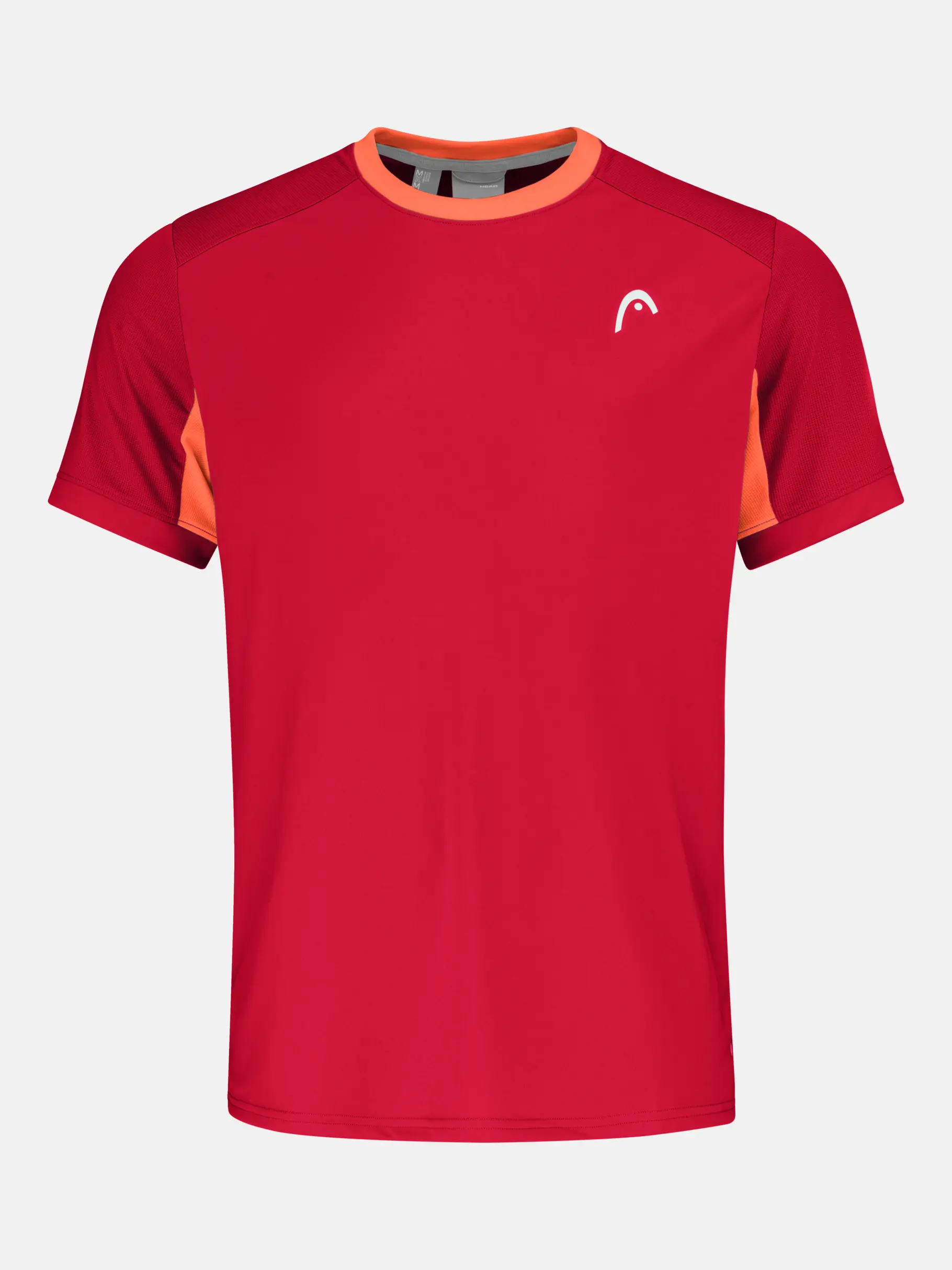 T-Shirt Uomo Head Slice - Microfibra Traspirante A Raffreddamento Rapido, Retro In Rete, Colletto A Costine, 100% Poliestere