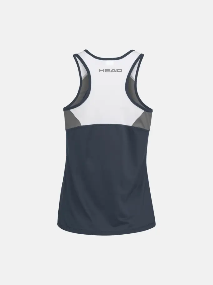 , view full size image of Front view of Product detail - CLUB 22 Tank Top Girls navy