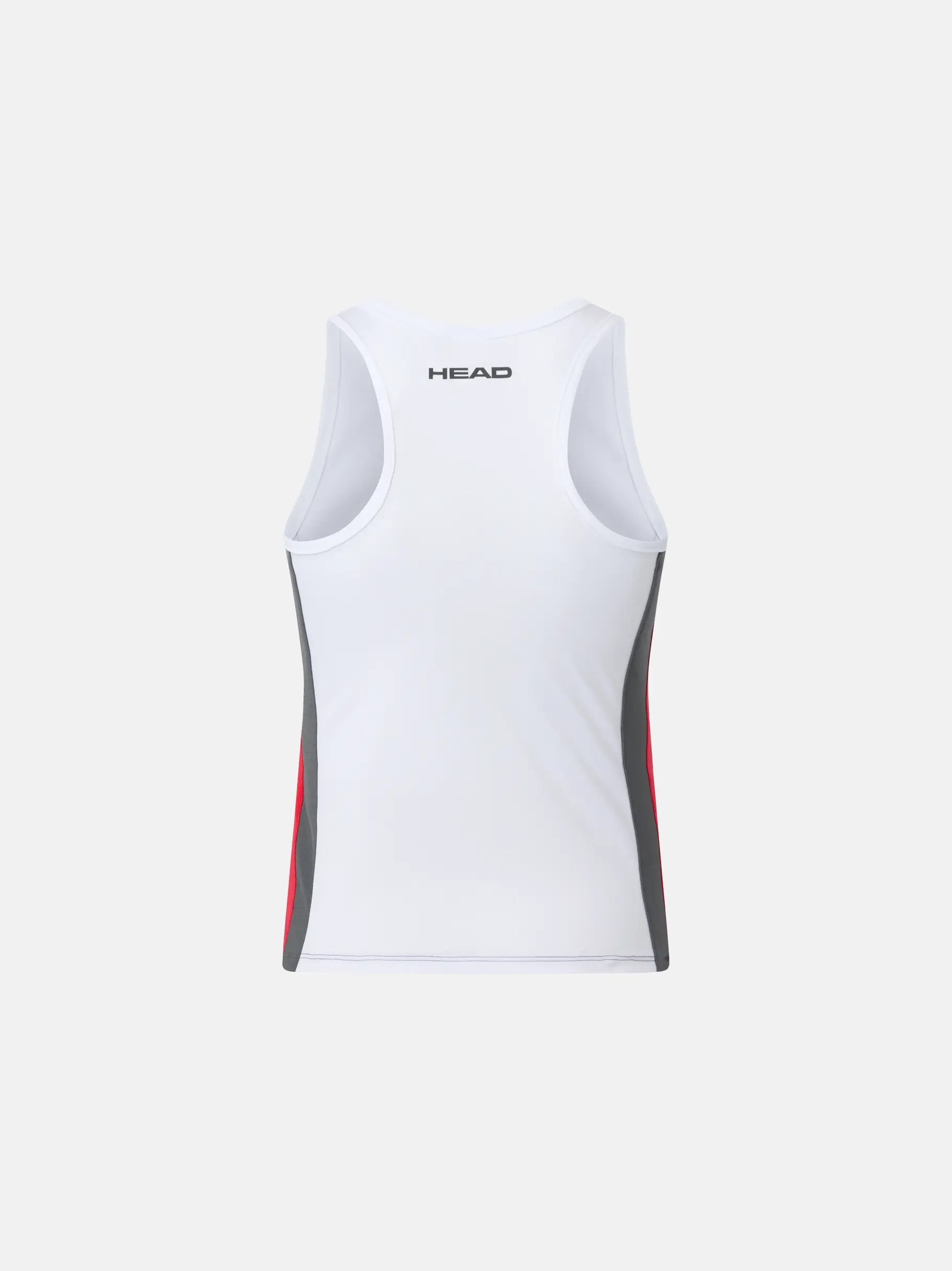 , view full size image of Front view of Product detail - CLUB 25 Tank Top Girls red/white