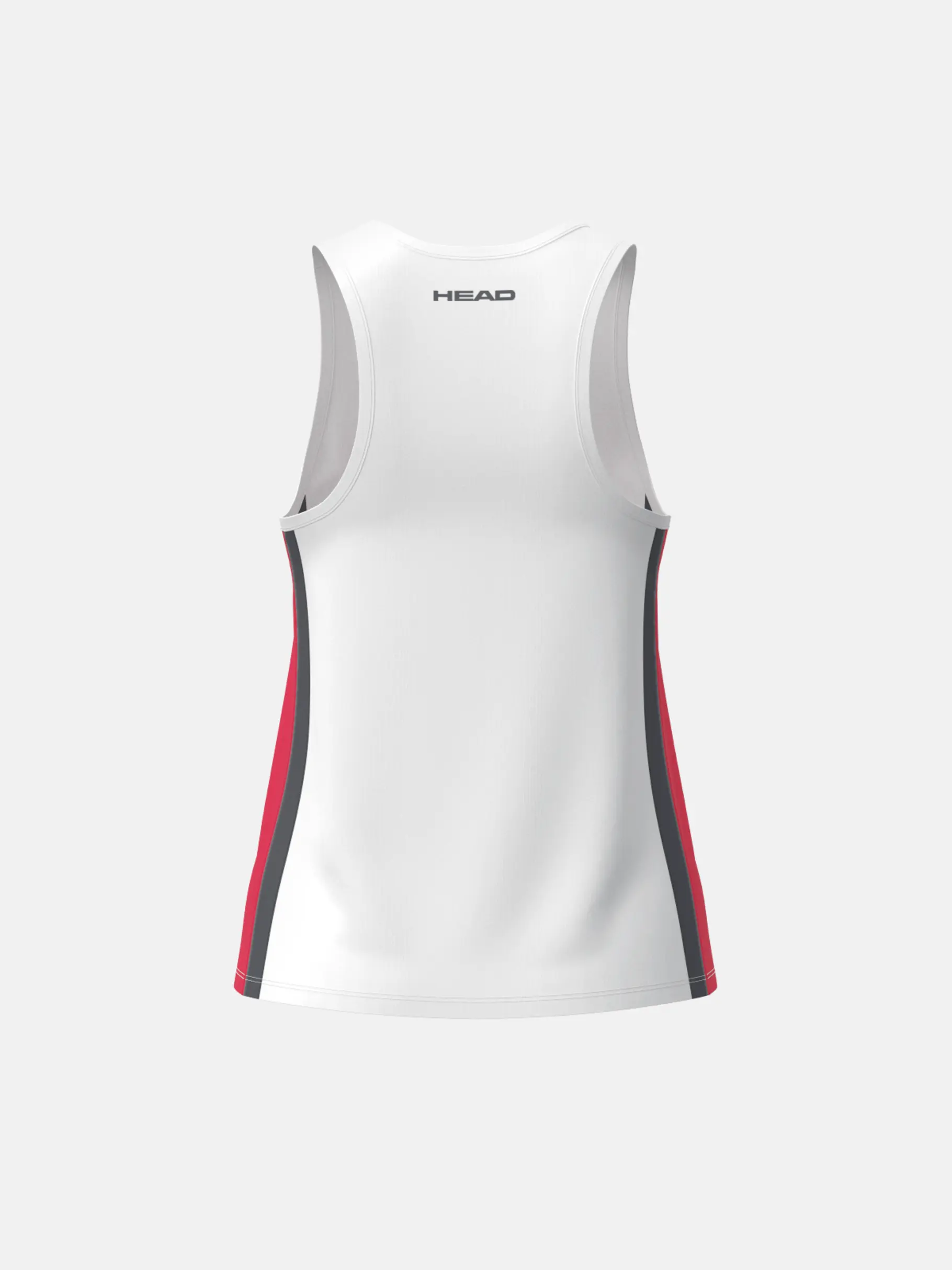 , view full size image of Front view of Product detail - CLUB 25 Tank Top Girls red/white