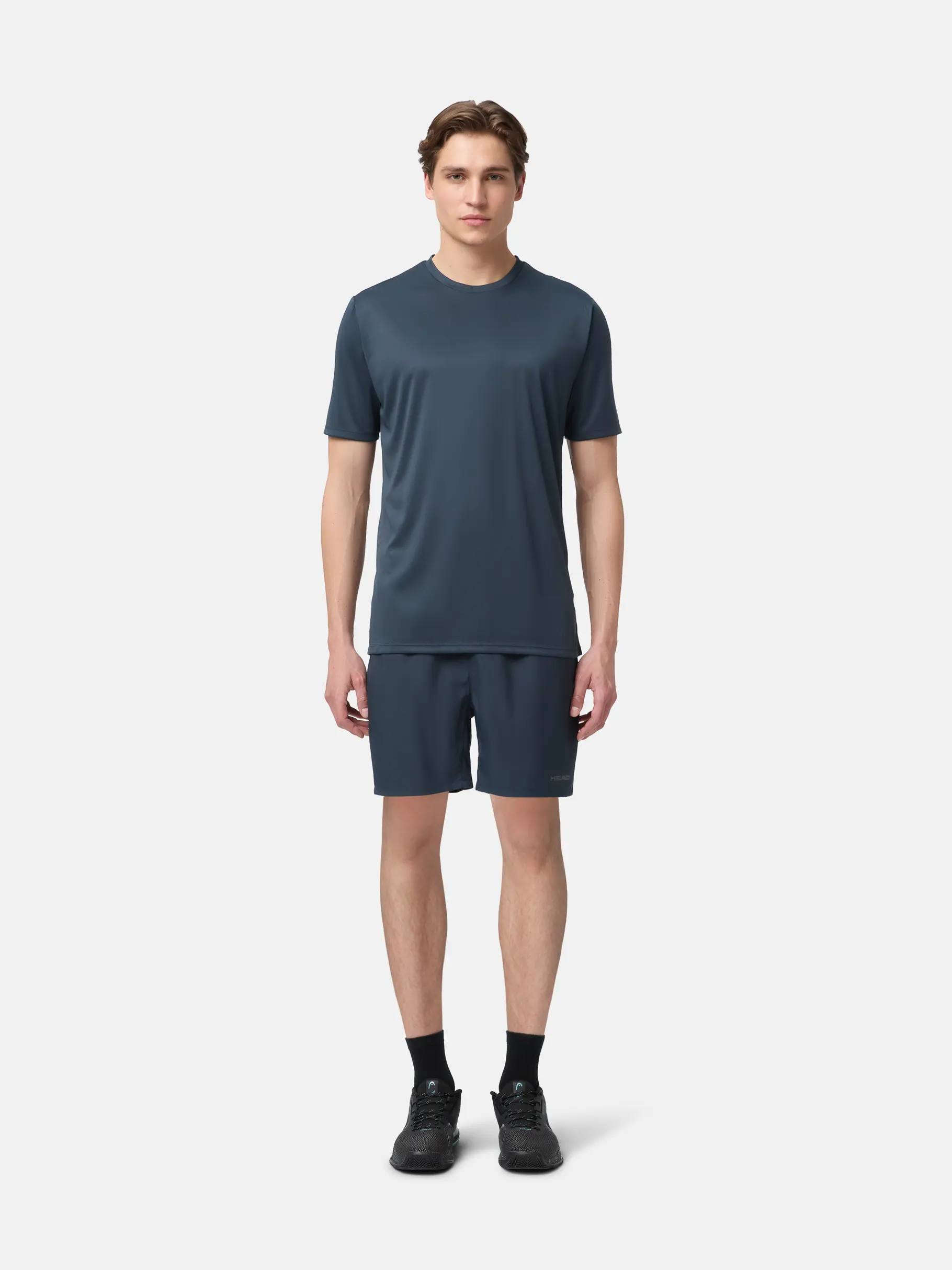 , view full size image of Front view of Product detail - SIMPLE T-Shirt Men navy