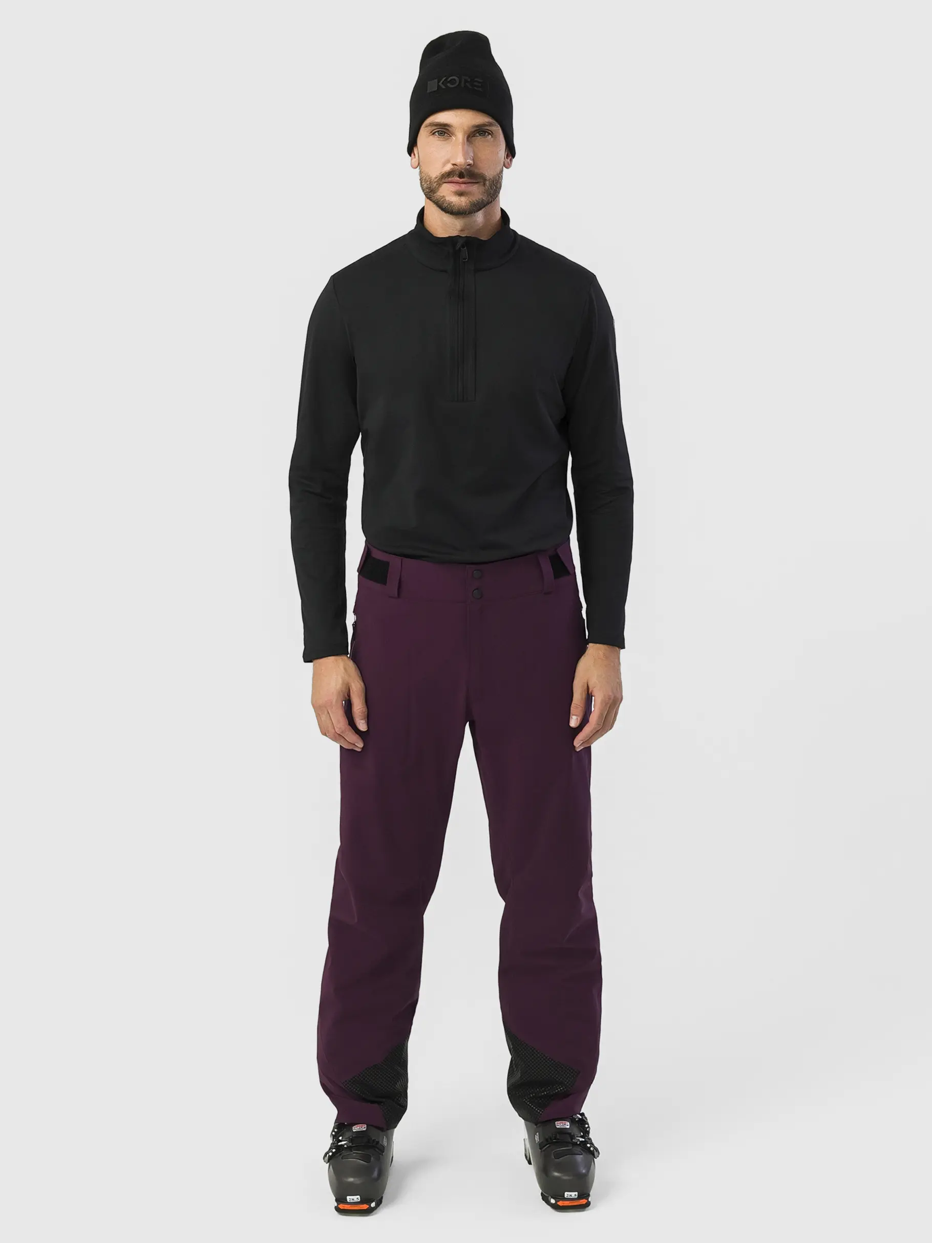 , weergave van volledige grootte van vooraanzicht van Product detail - KORE NORDIC Pants Men violet