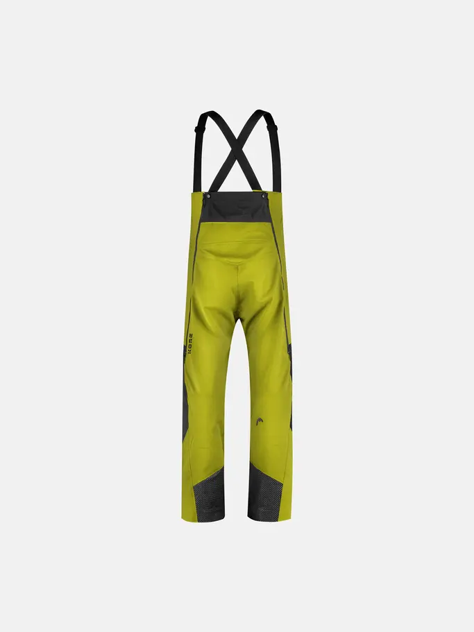 Sale, view full size image of Front view of Product detail - KORE Bib Pants Men black/marsh green