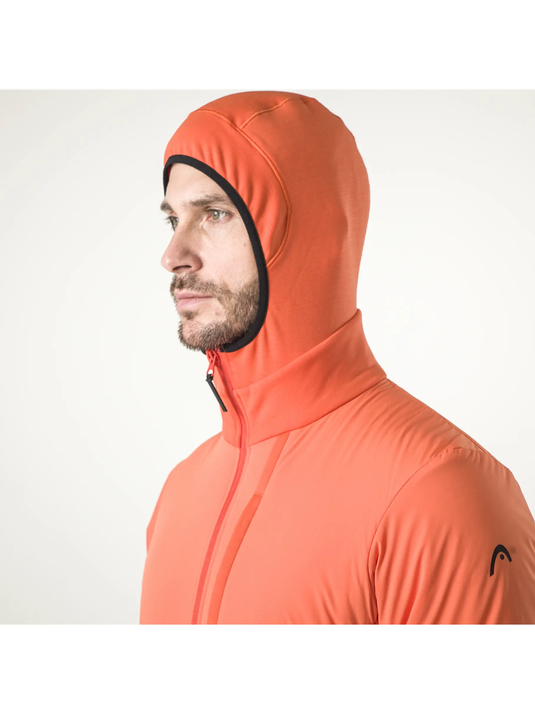 Sale, view full size image of Front view of Product detail - KORE Insulation Jacket Men fluo orange
