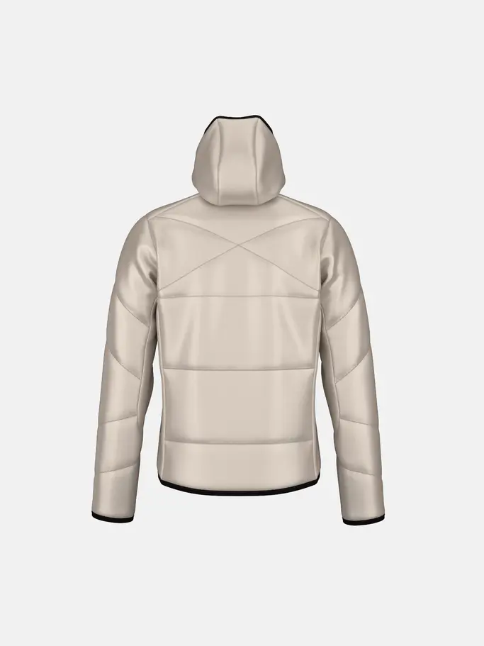 , view full size image of Front view of Product detail - KORE Lightweight Jacket Men cream