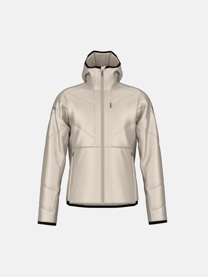 , view full size image of Front view of Product detail - KORE Lightweight Jacket Men cream