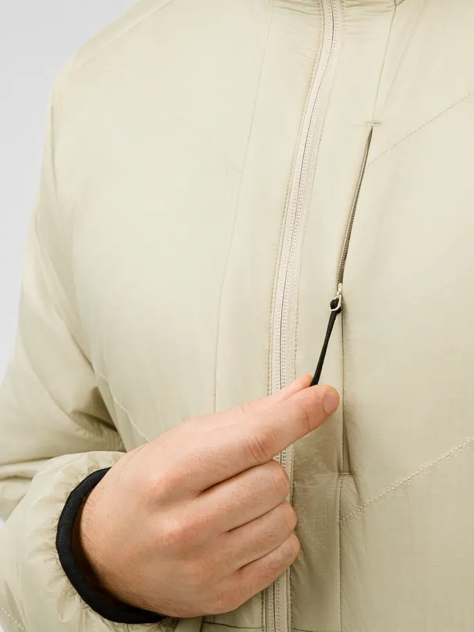 , view full size image of Front view of Product detail - KORE Lightweight Jacket Men cream