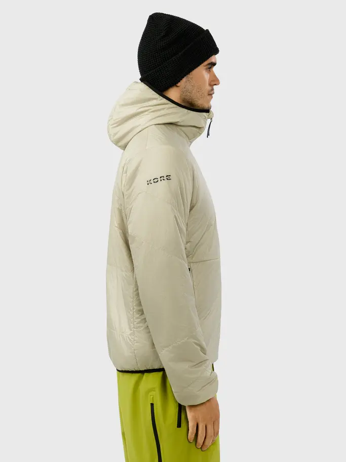 , view full size image of Front view of Product detail - KORE Lightweight Jacket Men cream