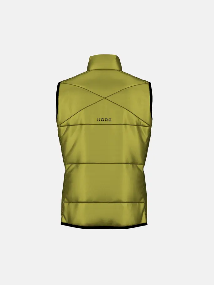 Out of Stock, view full size image of Front view of Product detail - KORE Lightweight Vest Men marsh green