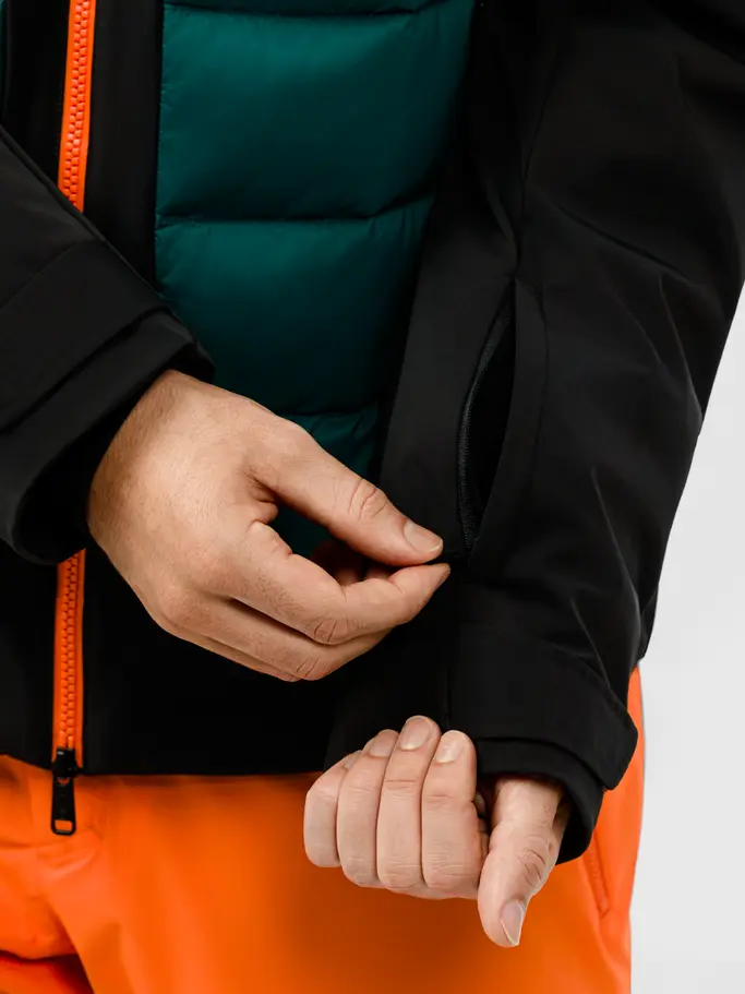 , view full size image of Front view of Product detail - IMMENSITY Jacket Men black