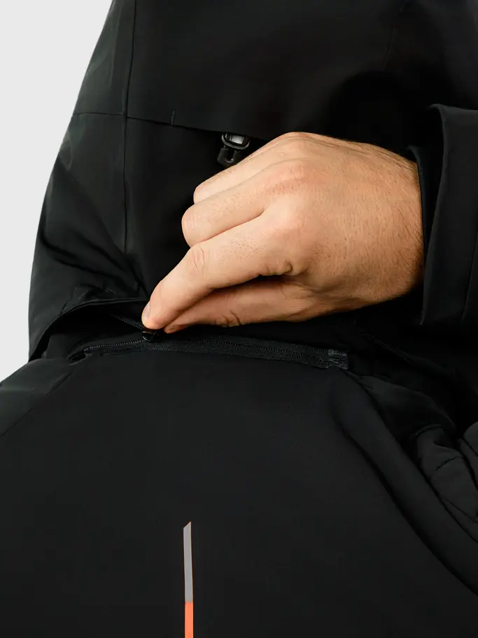 , view full size image of Front view of Product detail - IMMENSITY Jacket Men black
