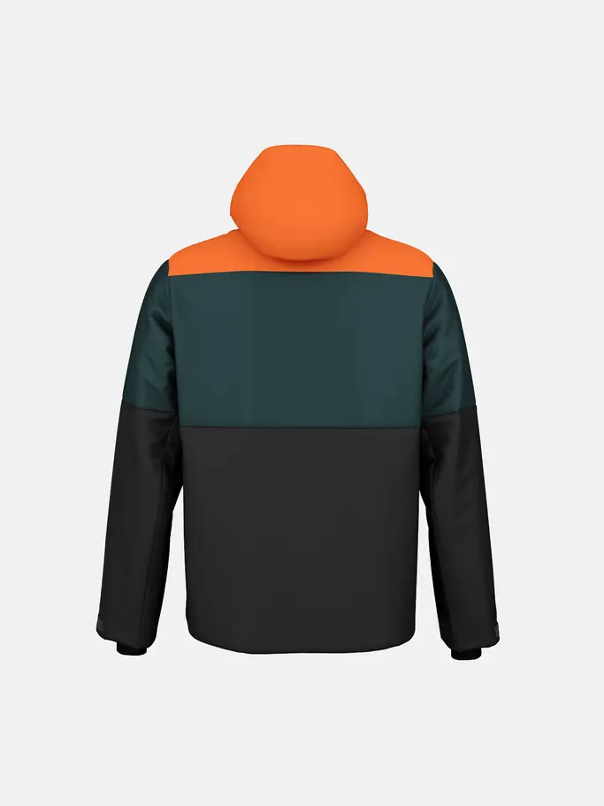 , view full size image of Front view of Product detail - NEO Jacket Men dark teal/black