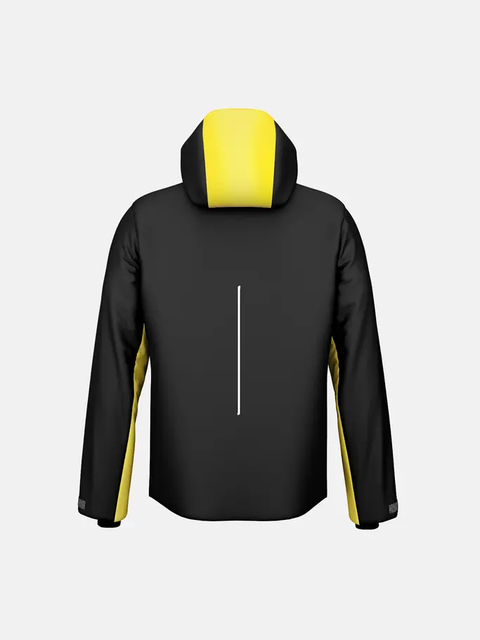 , view full size image of Front view of Product detail - SUPERSHAPE Jacket Men black/luminous yellow