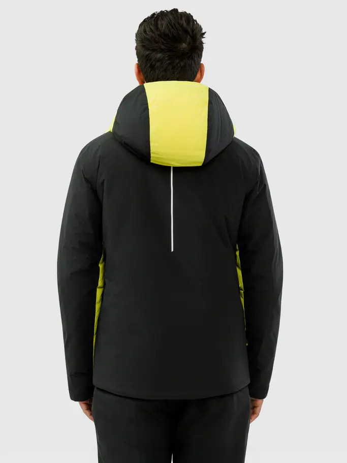 , view full size image of Front view of Product detail - SUPERSHAPE Jacket Men black/luminous yellow