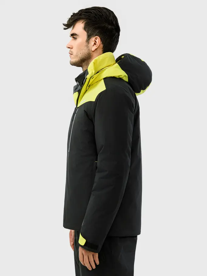 , view full size image of Front view of Product detail - SUPERSHAPE Jacket Men black/luminous yellow
