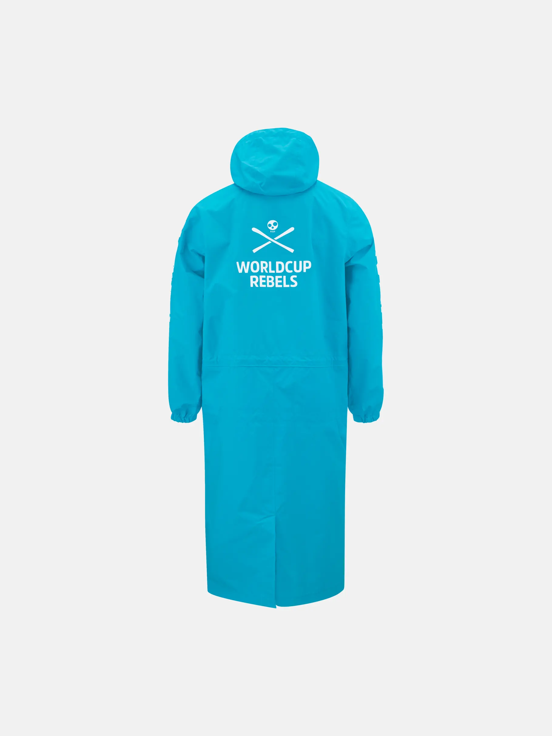 , view full size image of Front view of Product detail - RACE Rain Coat blue