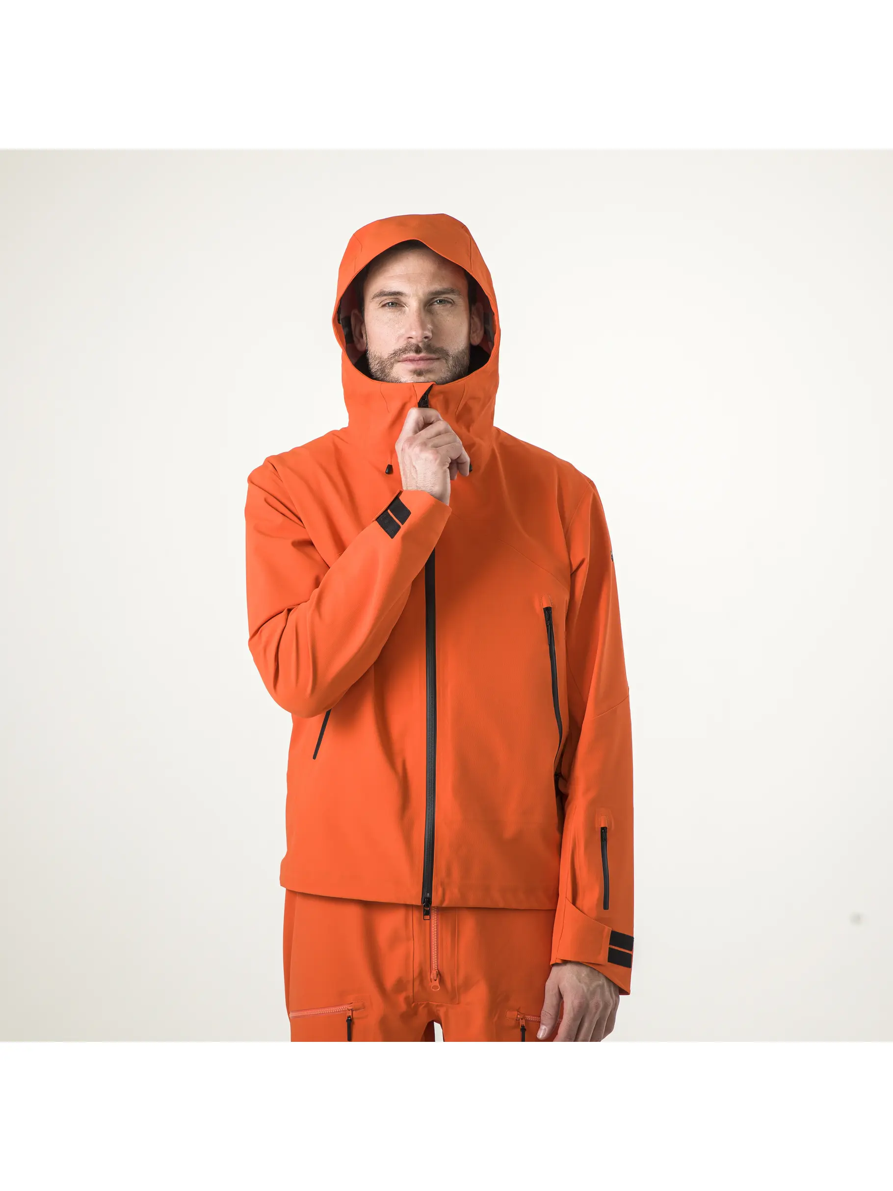 Out of Stock,Sale, view full size image of Front view of Product detail - KORE II Jacket Men fluo orange