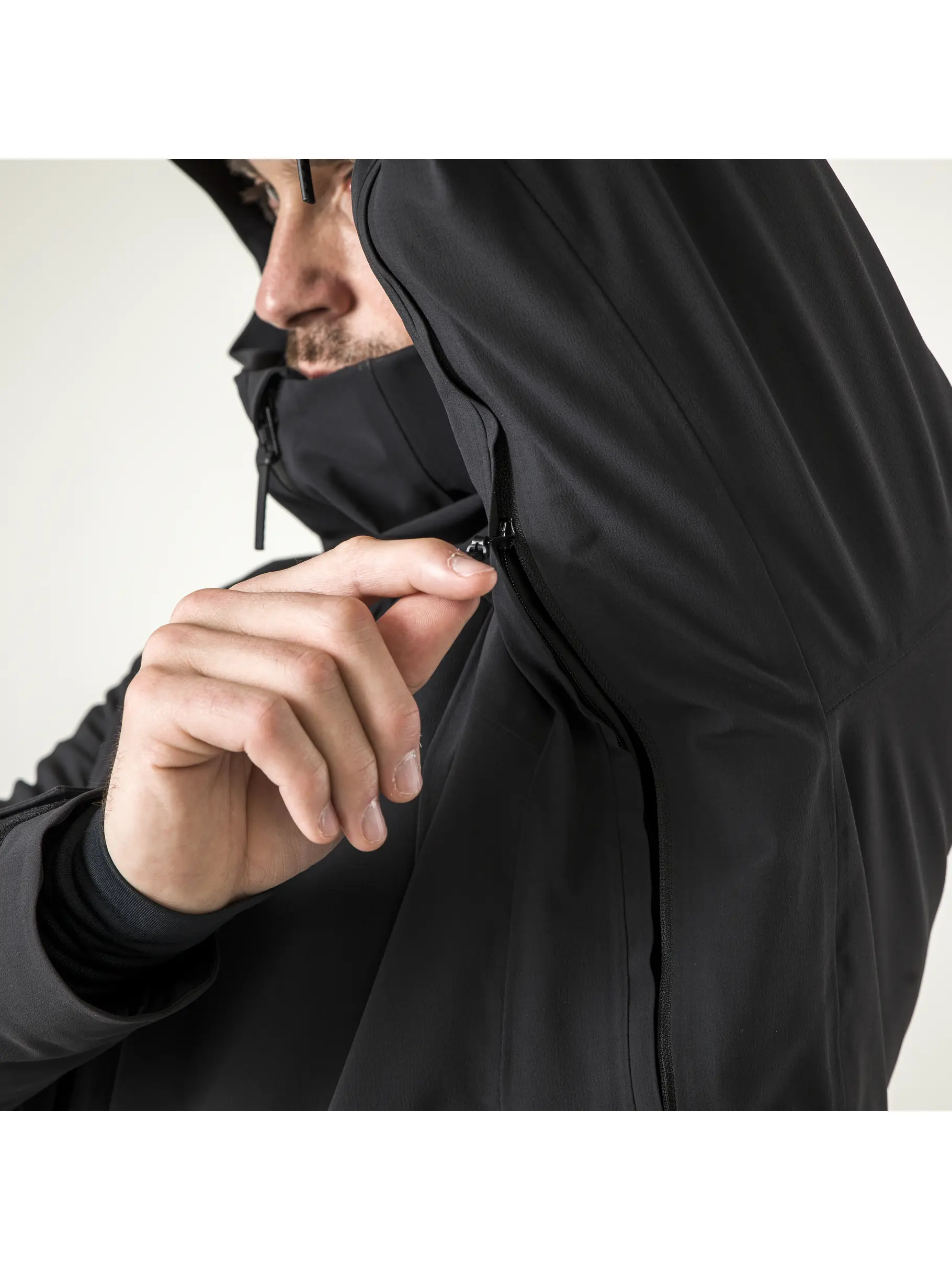 Sale, view full size image of Front view of Product detail - KORE NORDIC Jacket Men black