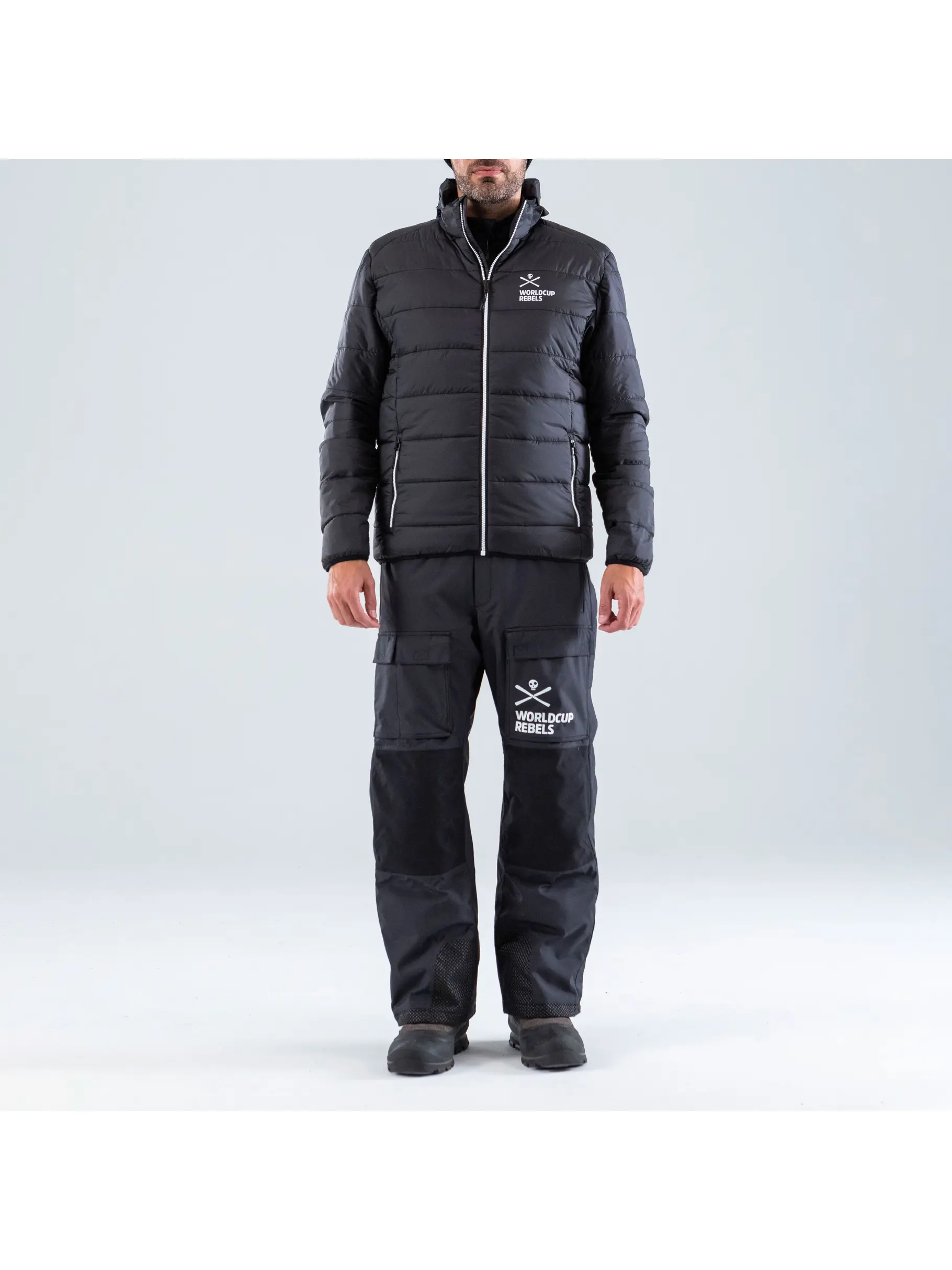 New, view full size image of Front view of Product detail - RACE KINETIC Jacket black