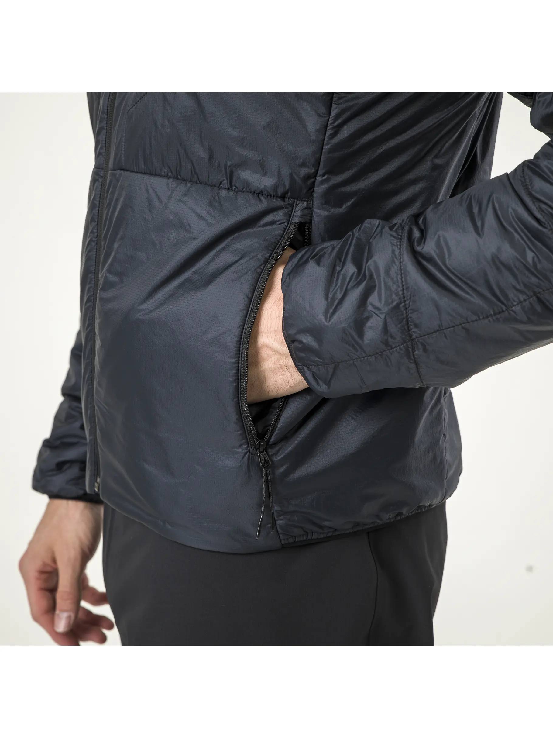 Sale, view full size image of Front view of Product detail - KORE Lightweight Jacket Men black