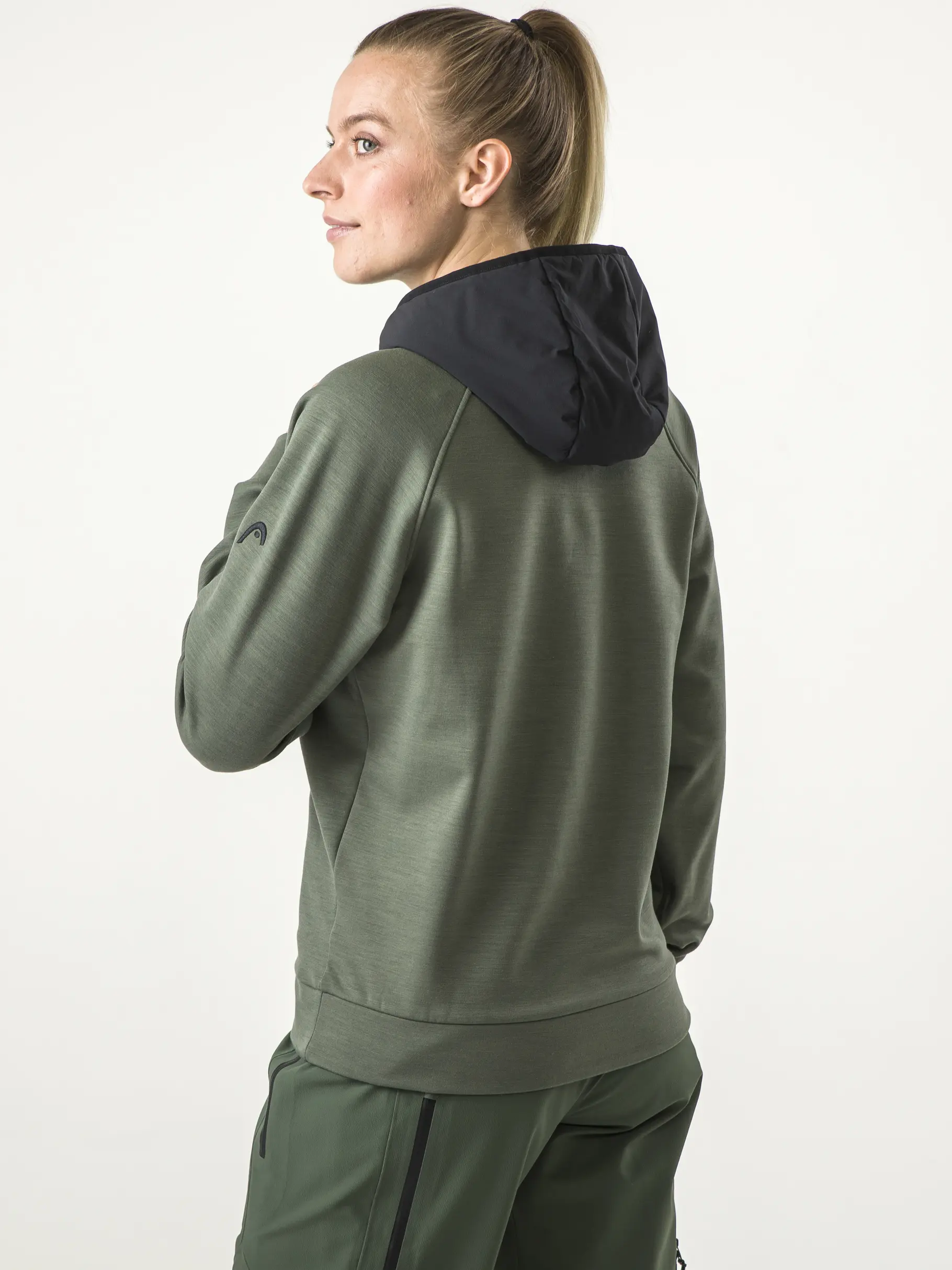 Sale, weergave van volledige grootte van vooraanzicht van Product detail - KORE Tech Hoodie Unisex thyme