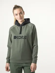 Display front view 3 of Product detail - KORE Tech Hoodie Unisex thyme