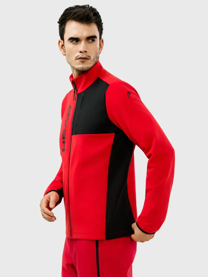 , voir image en taille réelle de la vue frontale de Product detail - MARTIN FZ Midlayer Men red/black
