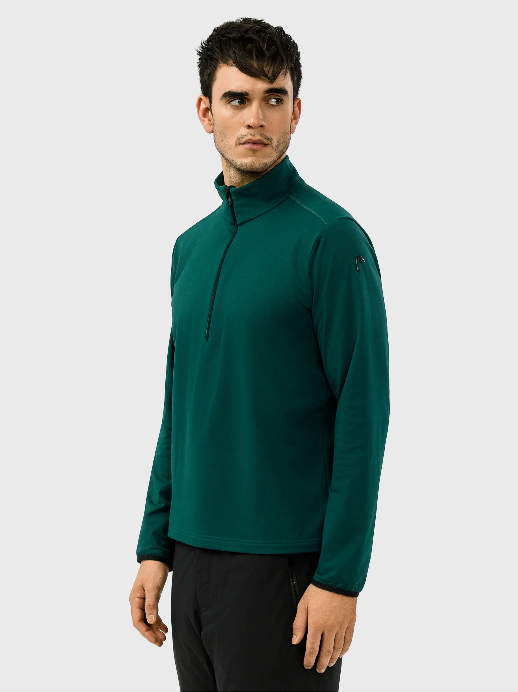 , weergave van volledige grootte van vooraanzicht van Product detail - MARTY Midlayer Men dark teal/black