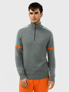 Display front view 1 of Product detail - LYRIC Pullover Men grey melange