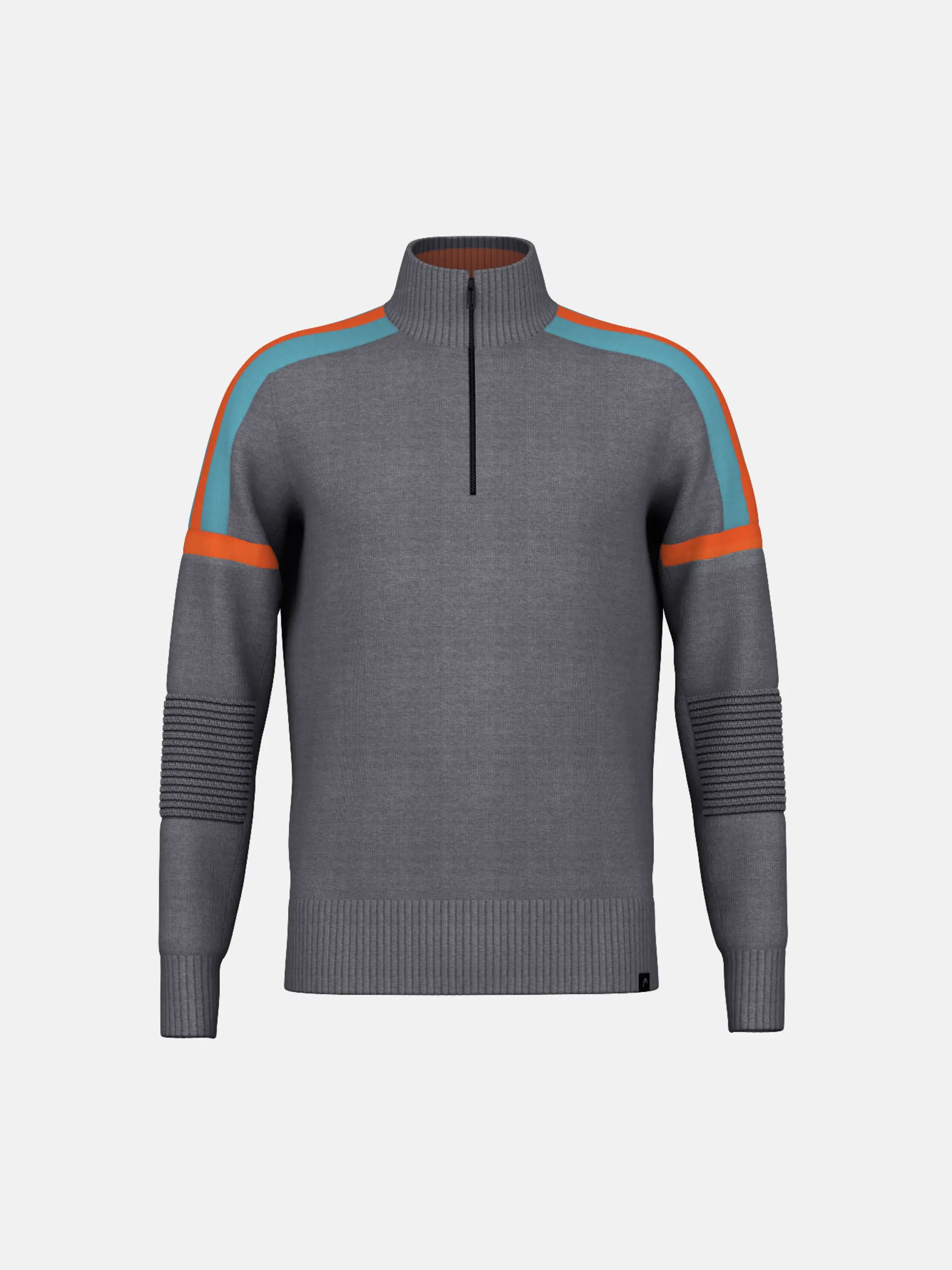 Sale, Ansicht Großes Bild der Vorderseite Product detail - LYRIC Pullover Men grey melange