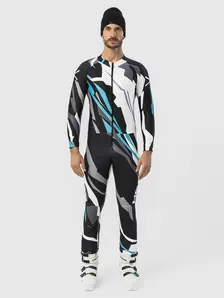 Display front view 1 of Product detail - RACE FIS Suit Unisex race print/black