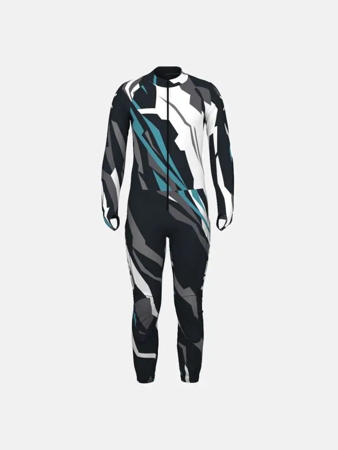 , voir image en taille réelle de la vue frontale de Product detail - RACE FIS Suit Unisex race print/black