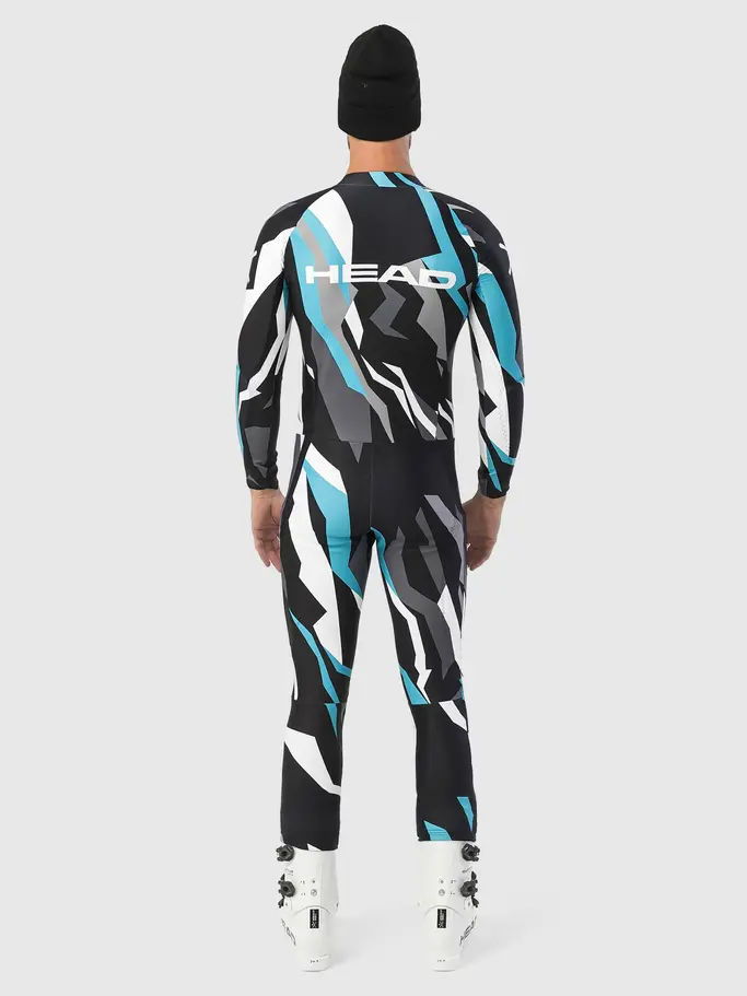 , voir image en taille réelle de la vue frontale de Product detail - RACE FIS Suit Unisex race print/black