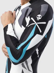 Display front view 7 of Product detail - RACE FIS Suit Unisex race print/black