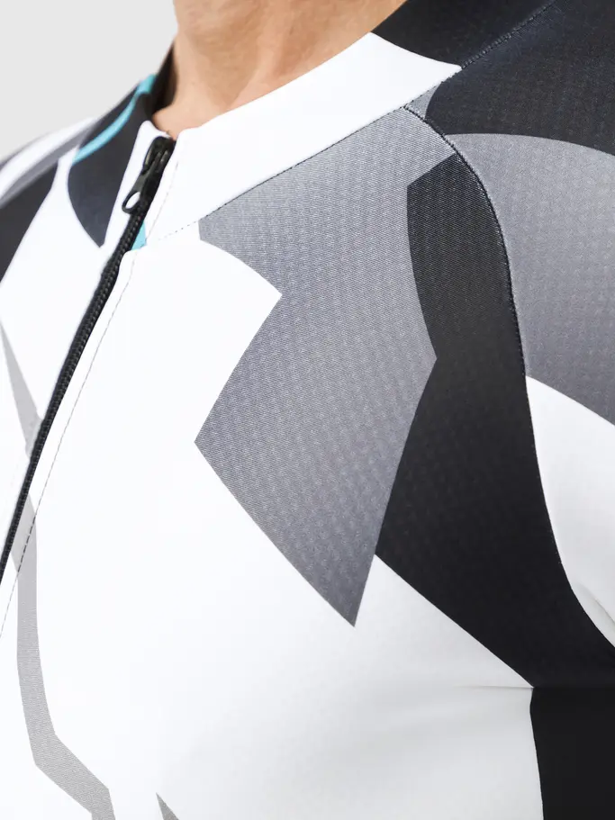 , voir image en taille réelle de la vue frontale de Product detail - RACE FIS Suit Unisex race print/black