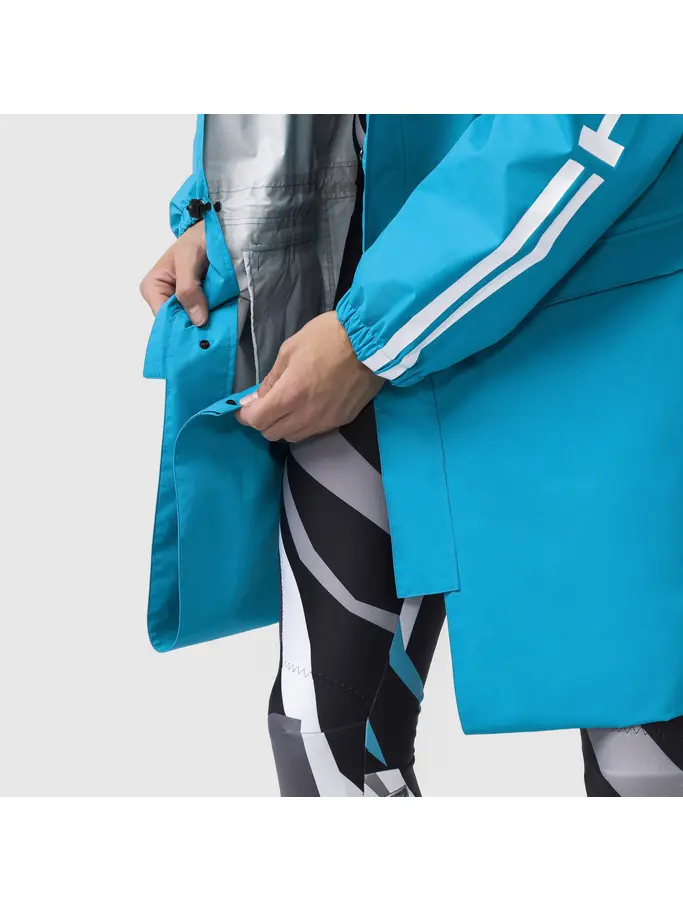, voir image en taille réelle de la vue frontale de Product detail - RACE Rain Coat Unisex blue