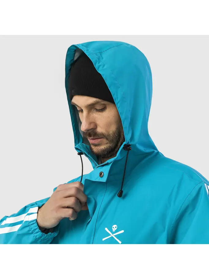 , voir image en taille réelle de la vue frontale de Product detail - RACE Rain Coat Unisex blue