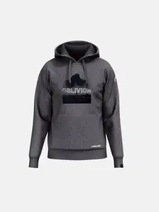 Display front view 1 of Product detail - OBLIVION Hoodie Unisex dark melange