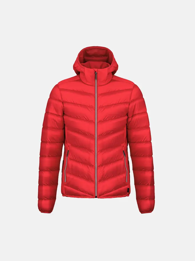 Sale, view full size image of Front view of Product detail - DAXTON Lightweight Jacket Men red