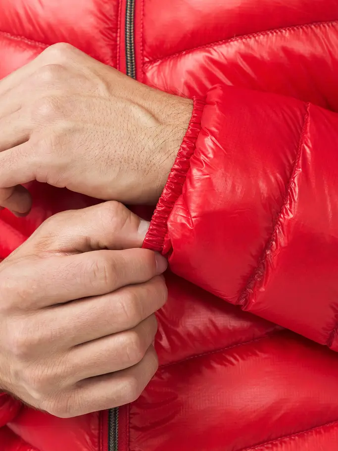 Sale, view full size image of Front view of Product detail - DAXTON Lightweight Jacket Men red