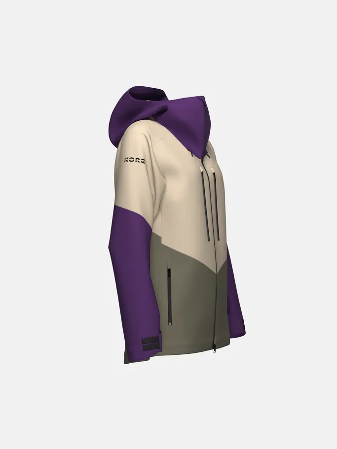 , view full size image of Front view of Product detail - KORE Jacket Women ATGZ
