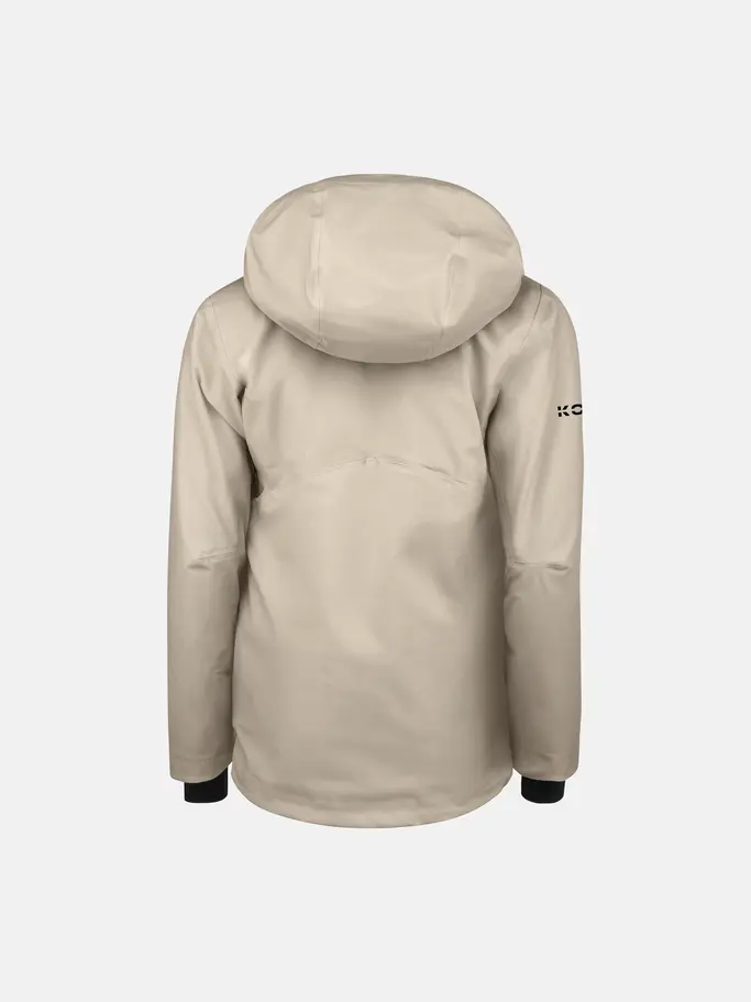 , view full size image of Front view of Product detail - KORE NORDIC Jacket Women cream