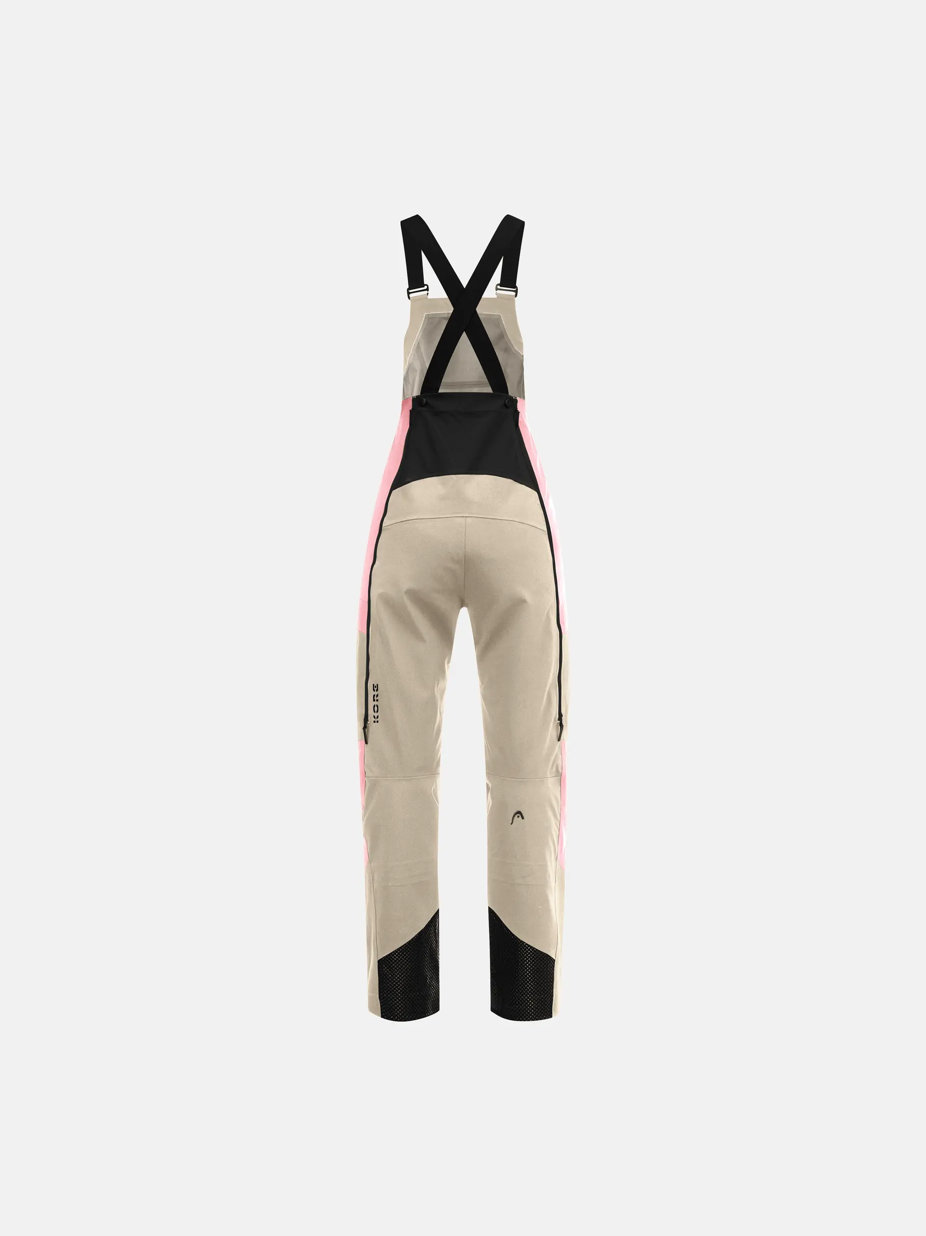 Sale, visualizzare l'immagine full size della vista frontale di Product detail - KORE Bib Pants Women cream/rose