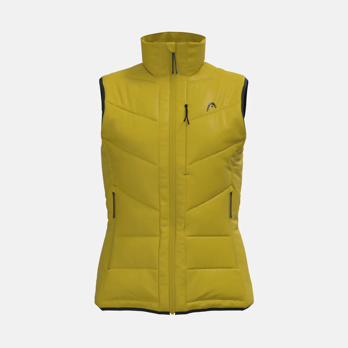 Rebajas, view full size image of Front view of Product detail - KORE Lightweight Vest Women olive