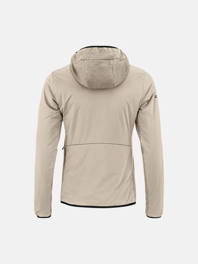 , view full size image of Front view of Product detail - KORE Insulation Jacket Women cream