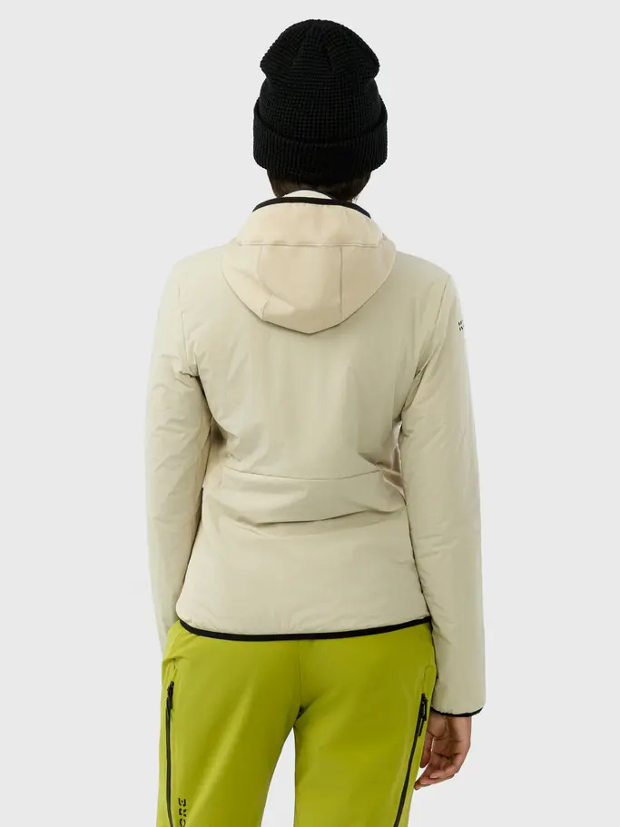 , view full size image of Front view of Product detail - KORE Insulation Jacket Women cream