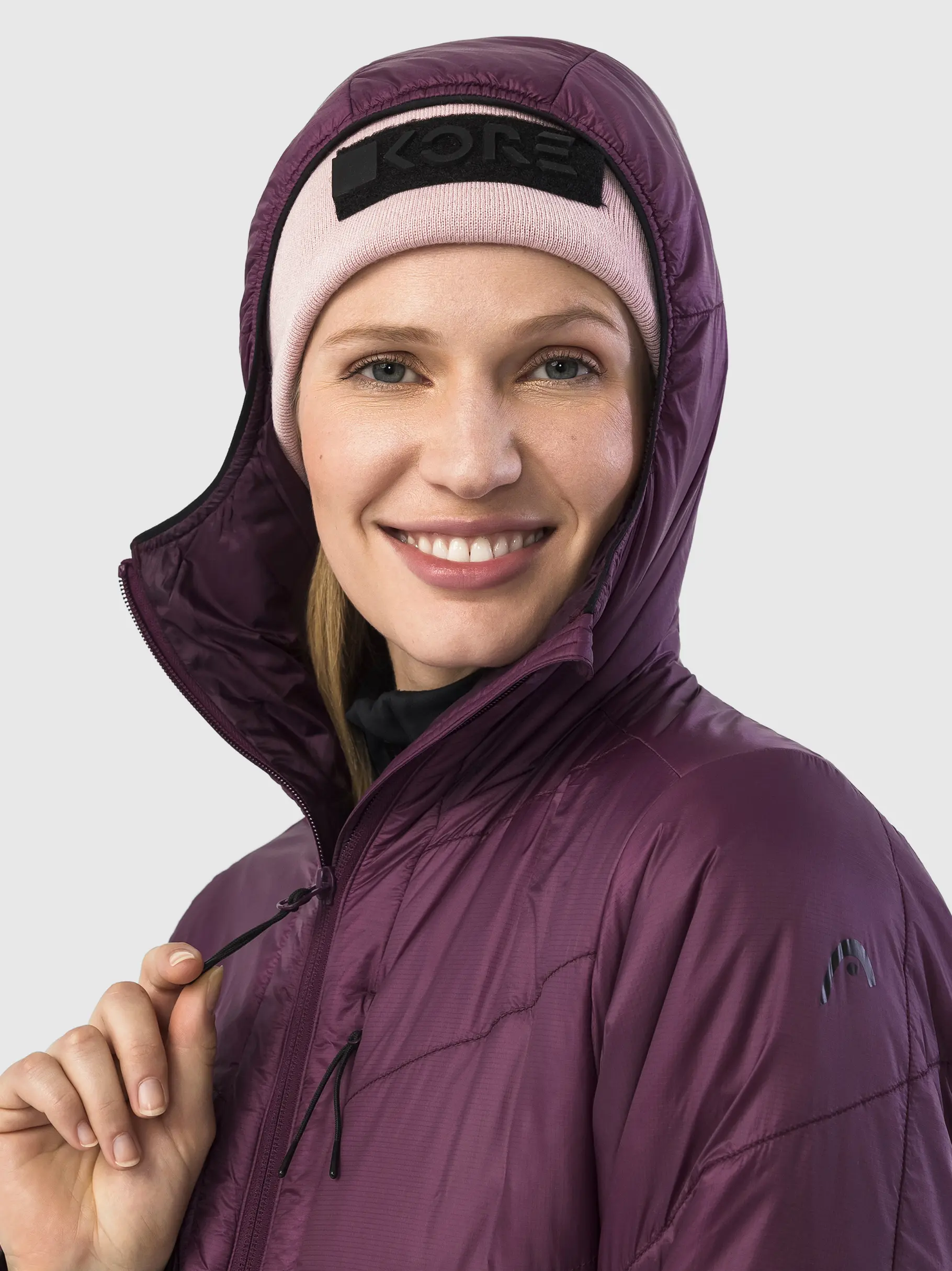 Sale, voir image en taille réelle de la vue frontale de Product detail - KORE Lightweight Jacket Women violet