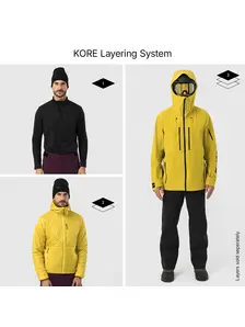 Display front view 3 of Product detail - KORE Insulation Jacket Women black