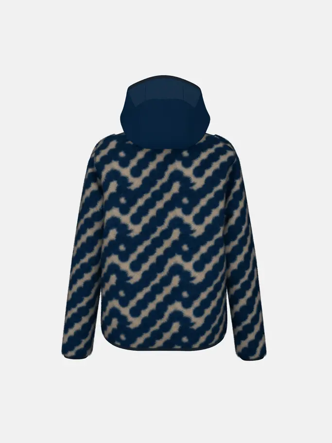 Sale, view full size image of Front view of Product detail - KORE Hoodie Women velvetblue